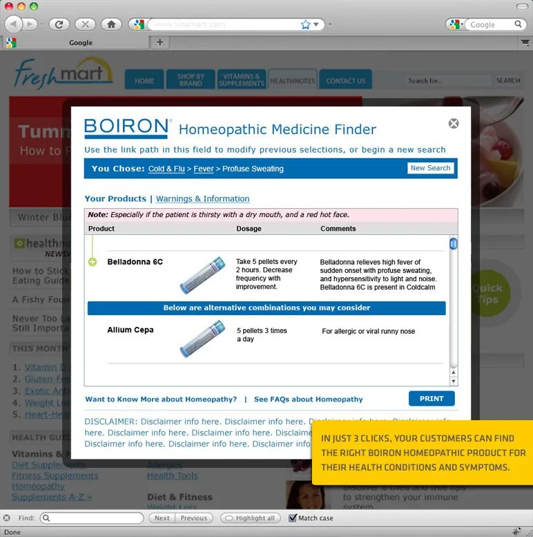 DecisionSupport_Popup_WebPageExamples_BOIRON
