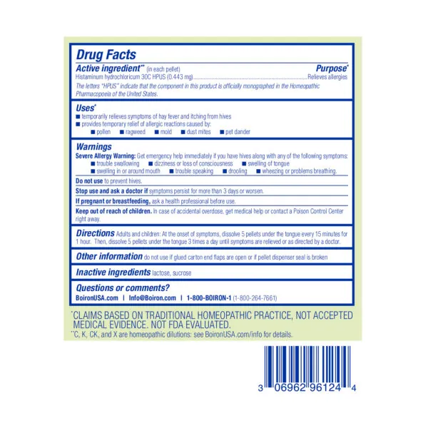 Histaminum 30C Bonus Pack