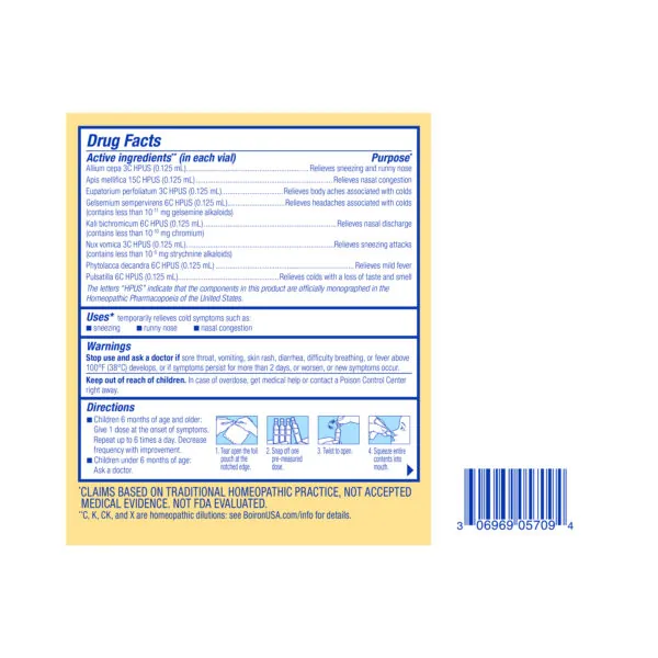 ColdCalm® Baby Liquid Doses