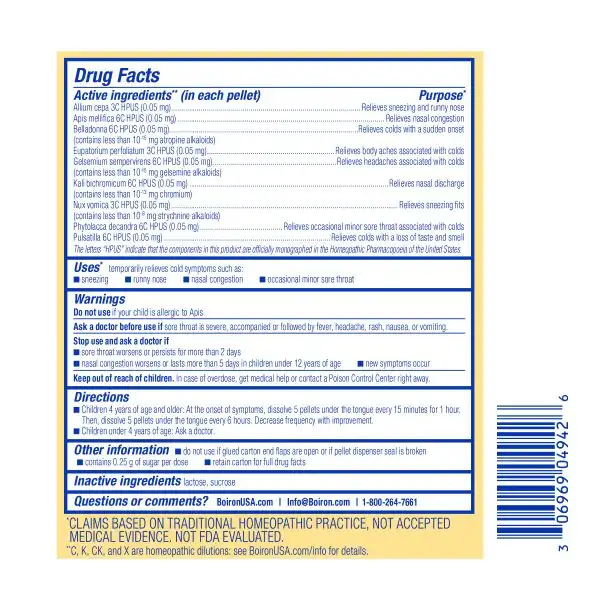 ColdCalm® Kids Pellets
