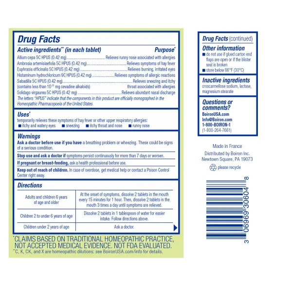 AllergyCalm® Tablets