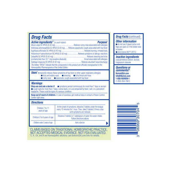 AllergyCalm® Kids Tablets