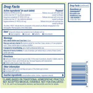 SinusCalm® Allergy Tablets