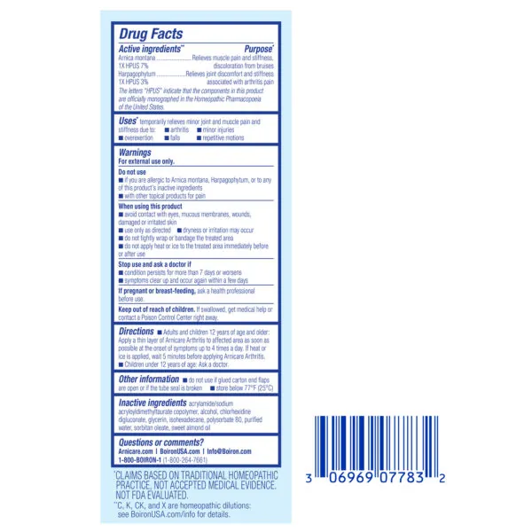 Arnicare® Arthritis Cream Pump