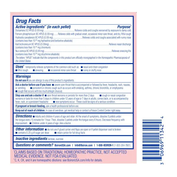 Chestal® Cold & Cough Meltaway Pellets
