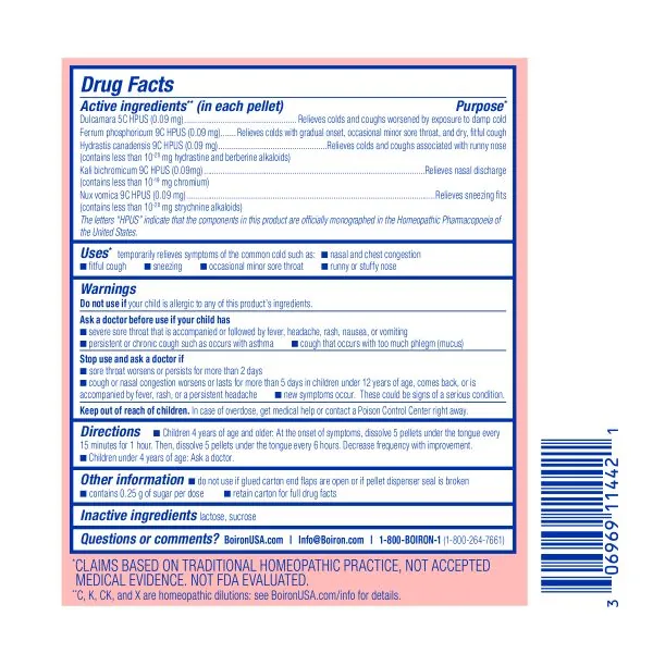 Chestal® Kids Cold & Cough Meltaway Pellets