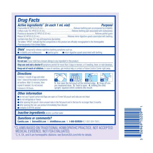 Camilia® Bedtime Liquid Doses