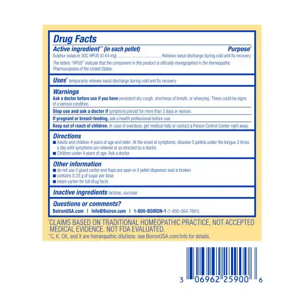 Sulphur Iodatum 30C Bonus Pack