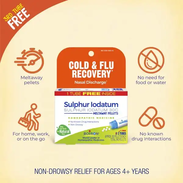Sulphur Iodatum 30C Bonus Pack