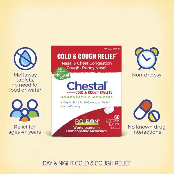 Chestal® Cold & Cough Meltaway Tablets